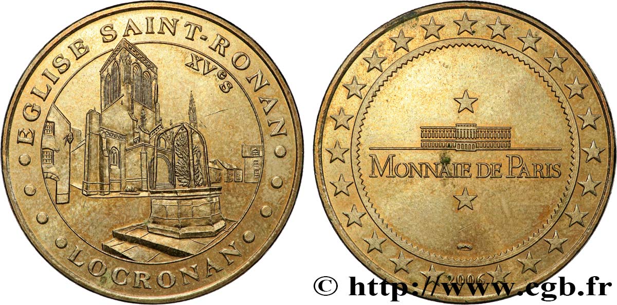 MÉDAILLES TOURISTIQUES Médaille touristique, Église Saint-Renan, Locronan SUP
