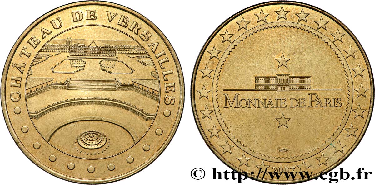 MÉDAILLES TOURISTIQUES Médaille touristique, Château de Versailles SUP