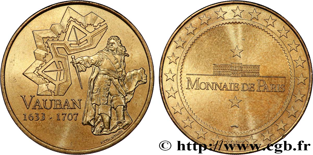 MÉDAILLES TOURISTIQUES Médaille touristique, Vauban SUP