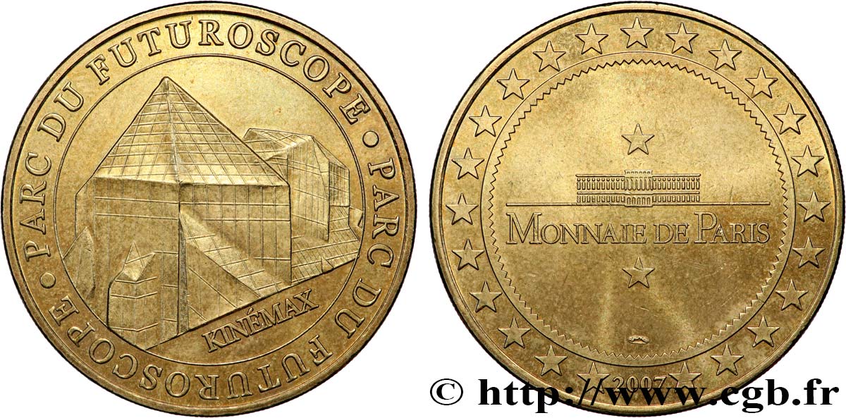 MÉDAILLES TOURISTIQUES Médaille touristique, Parc du Futuroscope TTB+