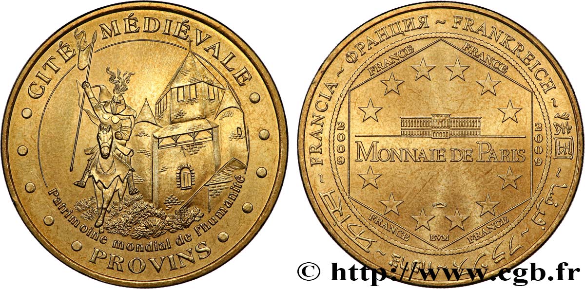 MÉDAILLES TOURISTIQUES Médaille touristique, Cité médiévale, Provins SUP