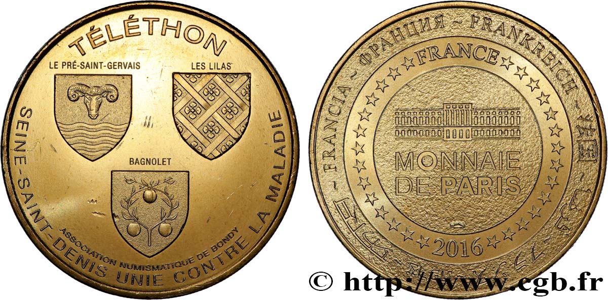 MÉDAILLES TOURISTIQUES Médaille touristique, Téléthon SUP