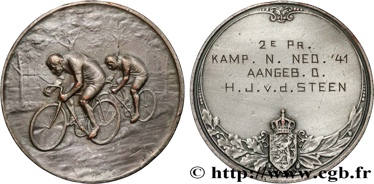 SPORTS Médaille, Course de cyclisme TTB