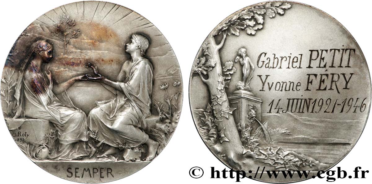 LOVE AND MARRIAGE Médaille, Semper, Noces d’argent AU