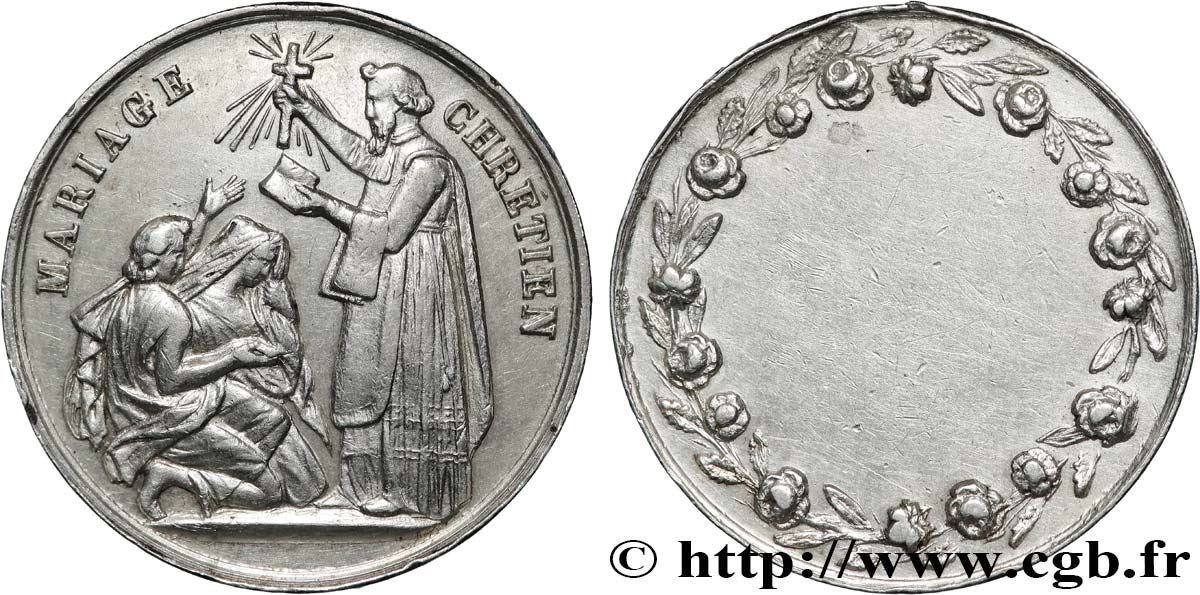 AMOUR ET MARIAGE Médaille, Mariage chrétien AU