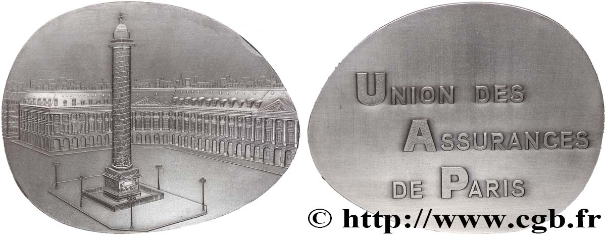 V REPUBLIC Médaille, Union des Assurances de Paris AU