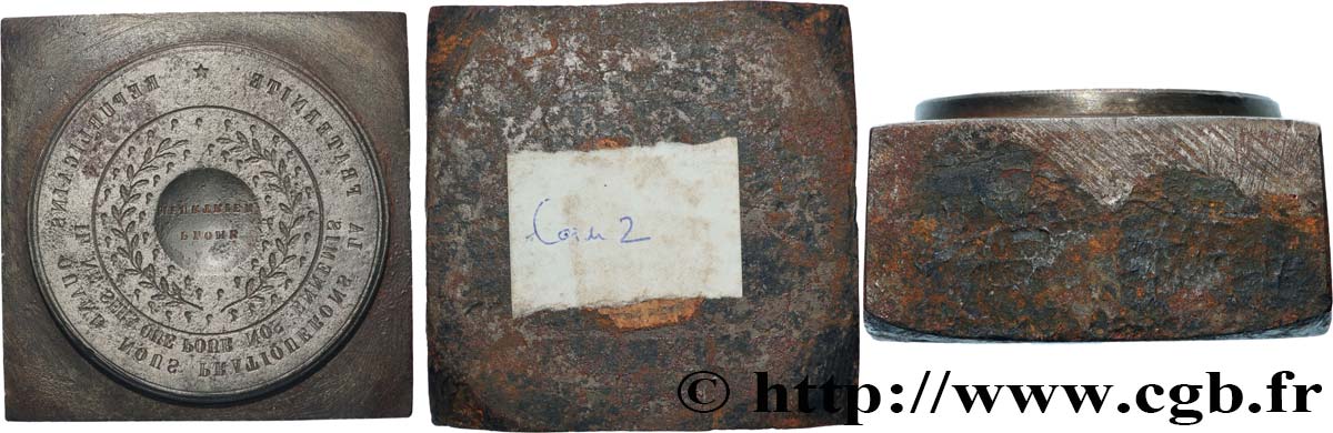 DEUXIÈME RÉPUBLIQUE Matrice de l’avers, Luttes socialistes XF