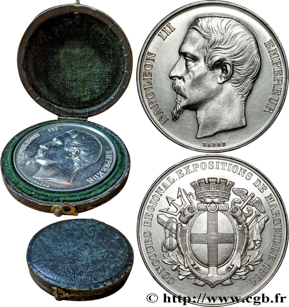 SECOND EMPIRE Médaille, Concours régional des expositions de Marseille AU
