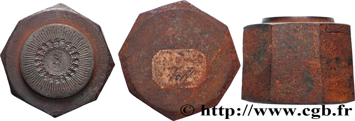 DEUXIÈME RÉPUBLIQUE Matrice de l’avers, Avis du maire provisoire de la Croix-Rousse BB