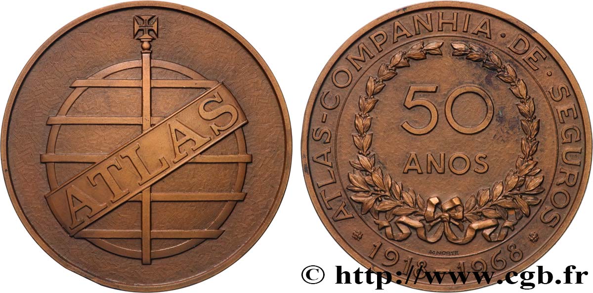 ASSURANCES Médaille, ATLAS, 50e anniversaire AU