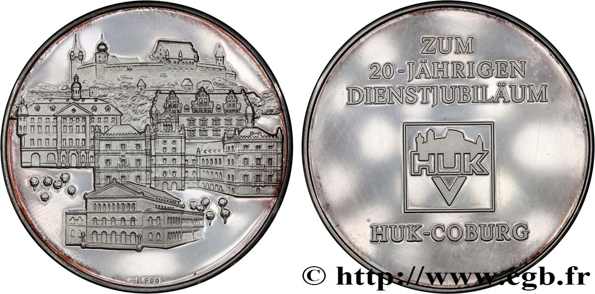 LES ASSURANCES Médaille, 20e anniversaire de HUK-Coburg EBC