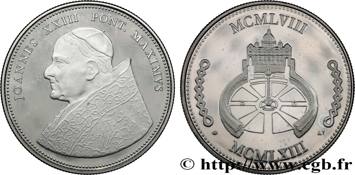 VATICANO Y ESTADOS PONTIFICIOS Médaille, Jean XXIII EBC