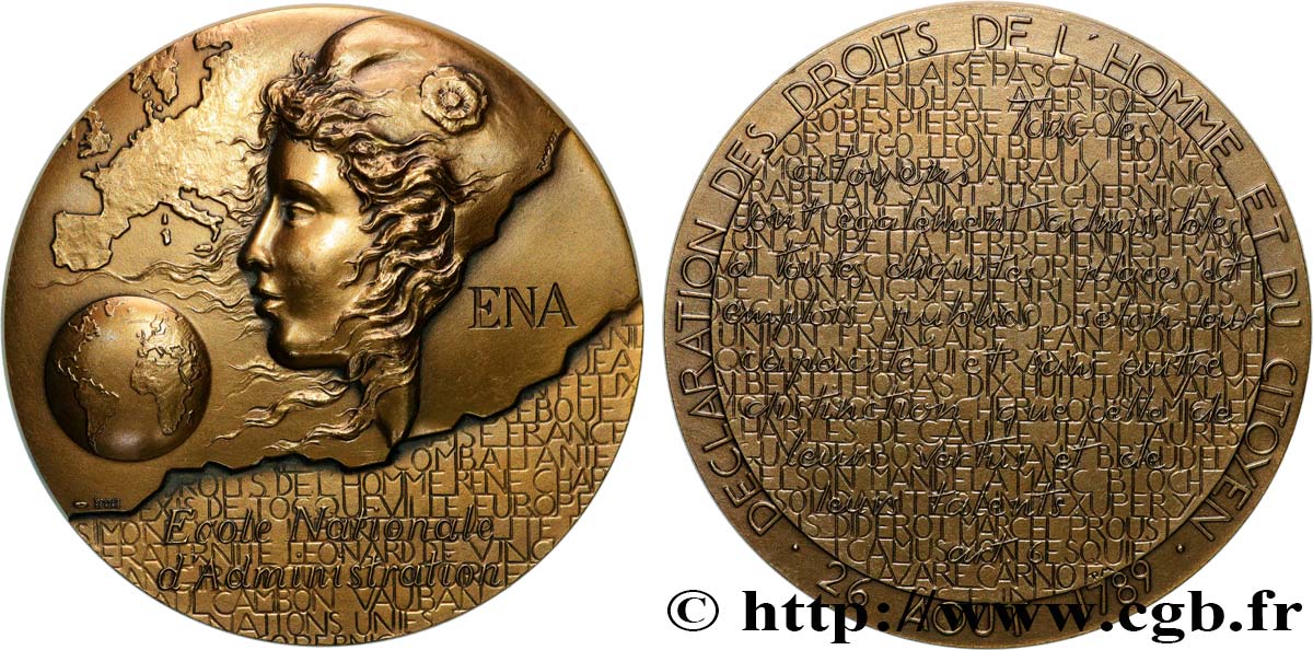 V REPUBLIC Médaille, ENA AU