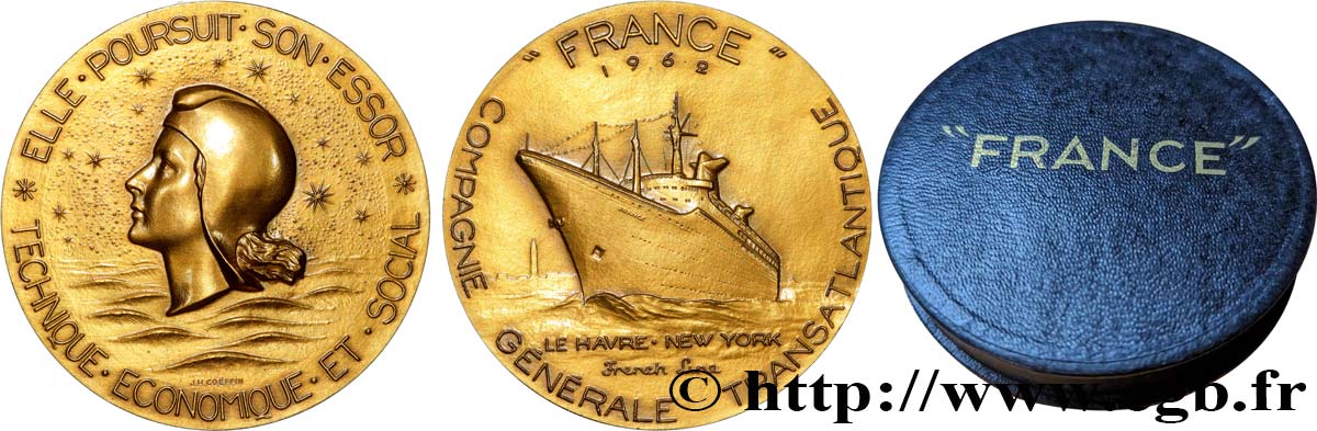 CINQUIÈME RÉPUBLIQUE Médaille, Société française de numismatique fme_742710  Médailles