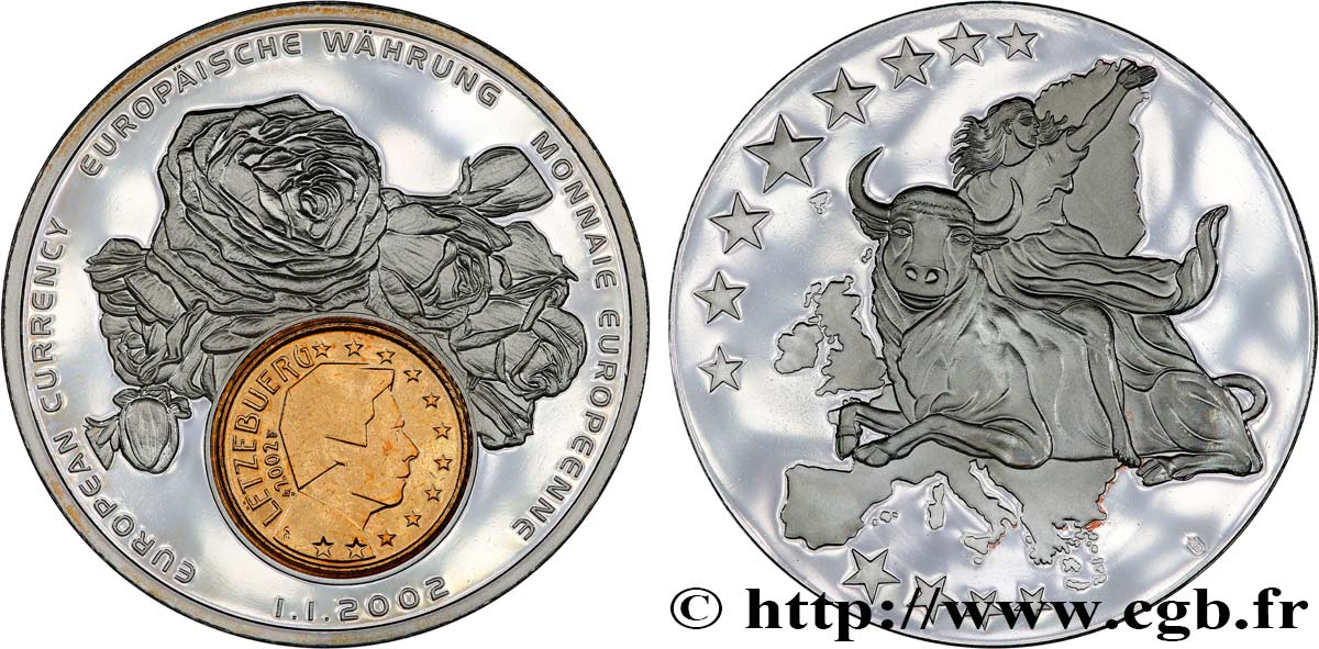 EUROPA Médaille, Monnaie européenne, Luxembourg MS