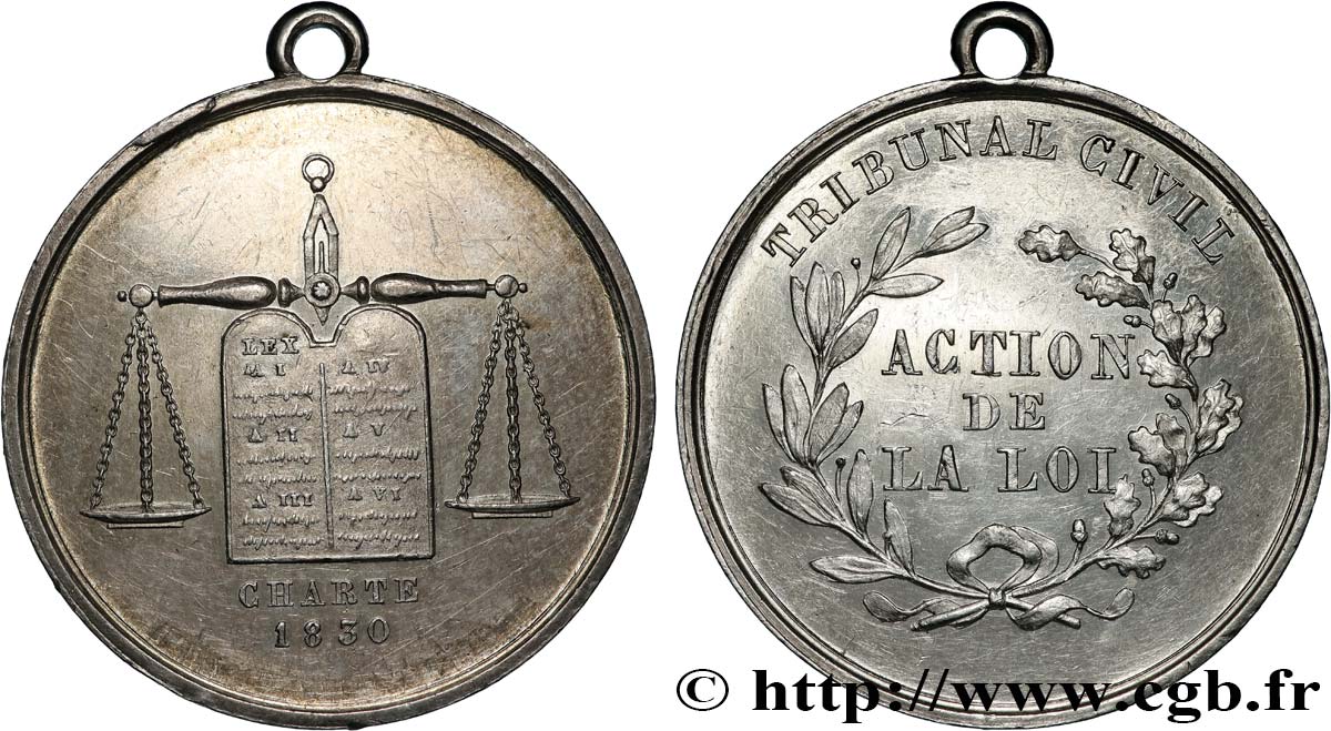 DROIT ET JURIDIQUE Médaille, Tribunal civil AU