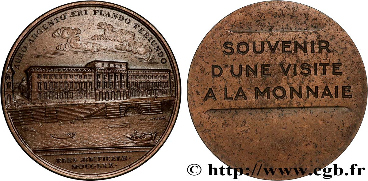 MONNAIE DE PARIS Médaille, Souvenir d’une visite à la Monnaie SPL
