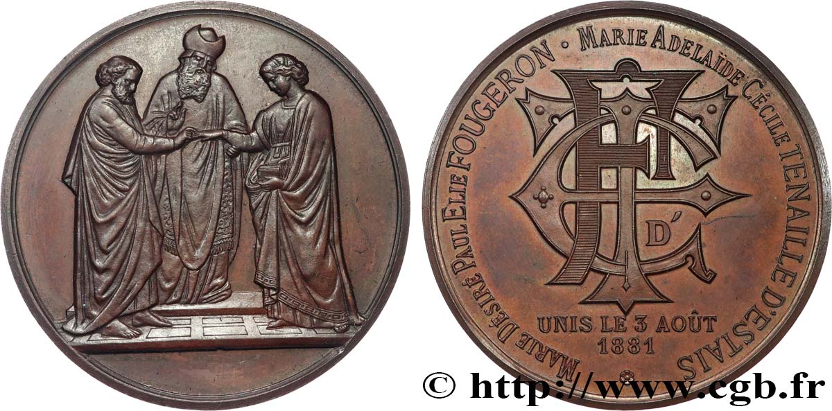 AMOUR ET MARIAGE Médaille de mariage SPL