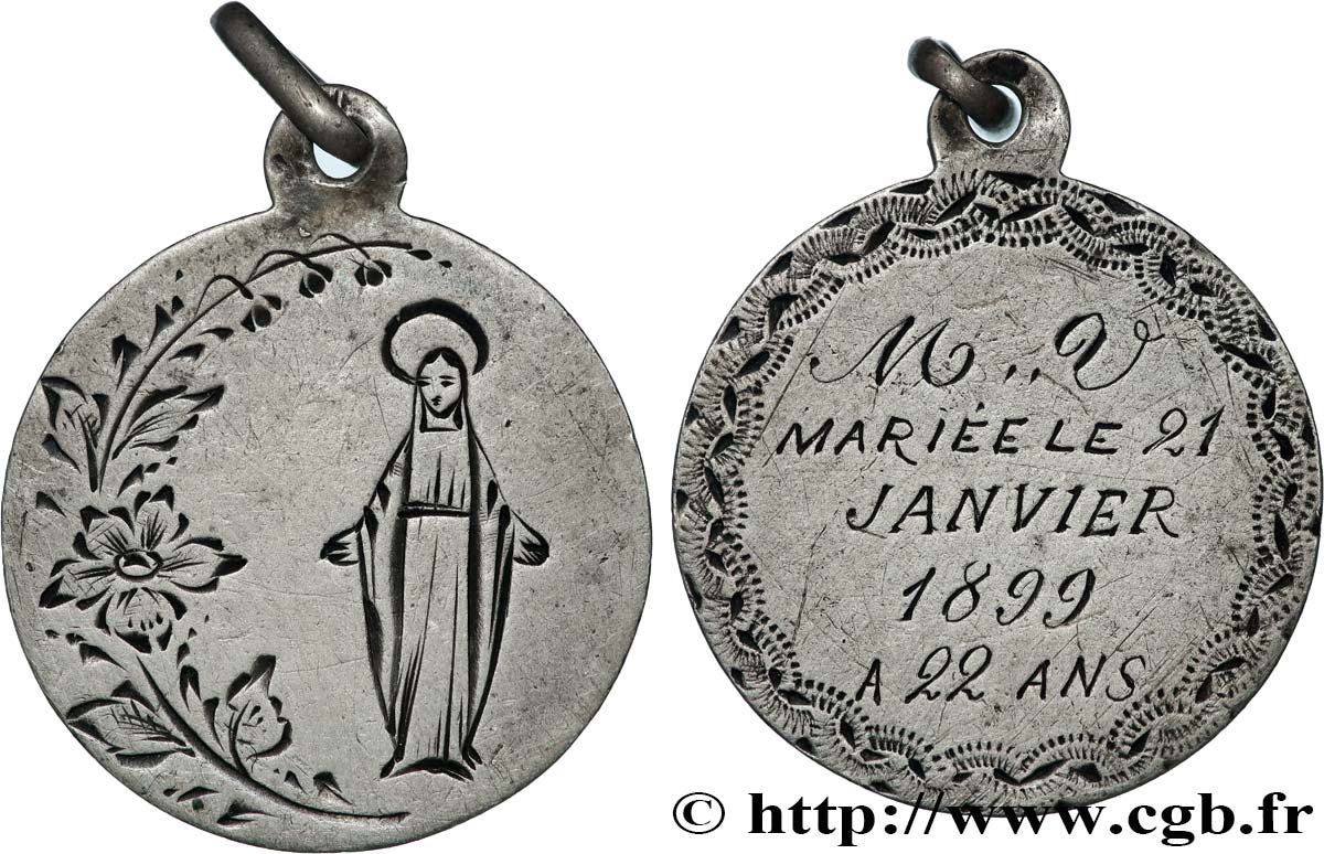 AMOUR ET MARIAGE Médaille de mariage XF