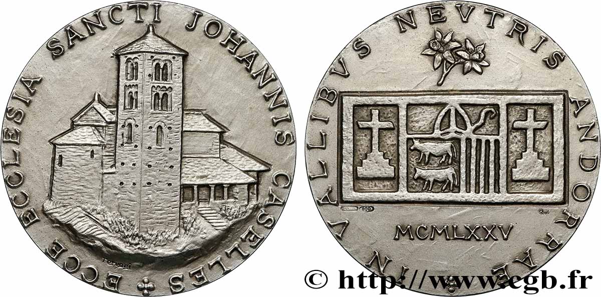 ANDORRA Médaille, Saint-Jean de Casselles VZ