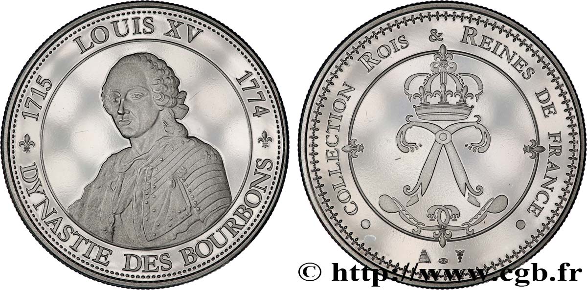 Médaille : Louis XIV enfant de profil / Anne d'Autriche - Louvre site des