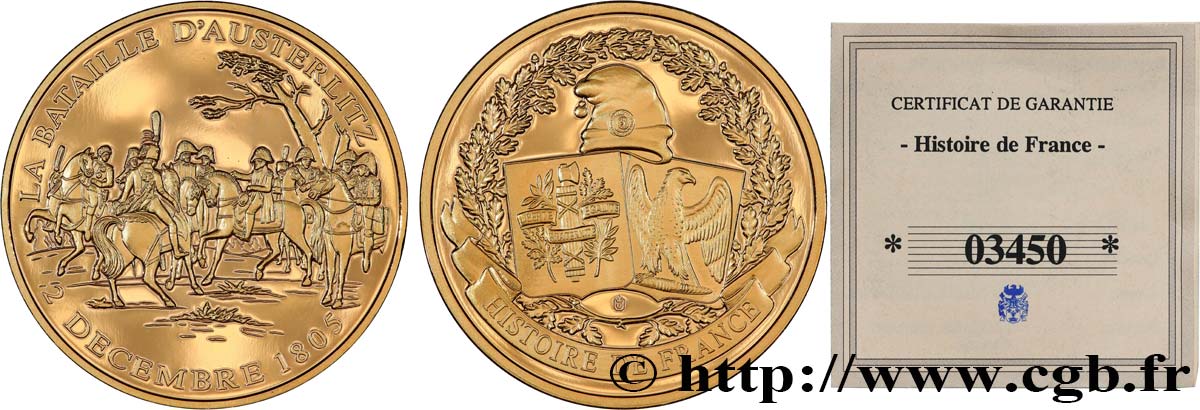 HISTOIRE DE FRANCE Médaille, Bataille d’Austerlitz Proof set