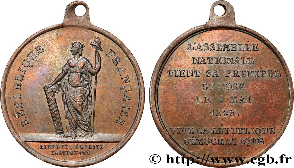 Médaille 1 argent  Assemblée Nationale & Chambre des députés 1919
