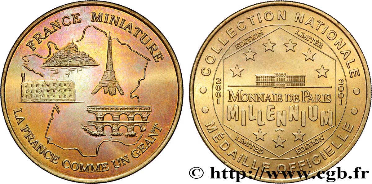 MÉDAILLES TOURISTIQUES Médaille touristique, France miniature SUP