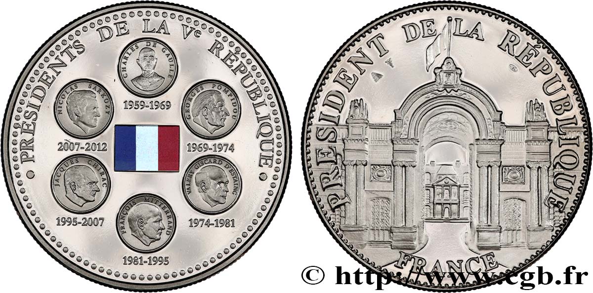 CINQUIÈME RÉPUBLIQUE Médaille, Société française de numismatique fme_742710  Médailles