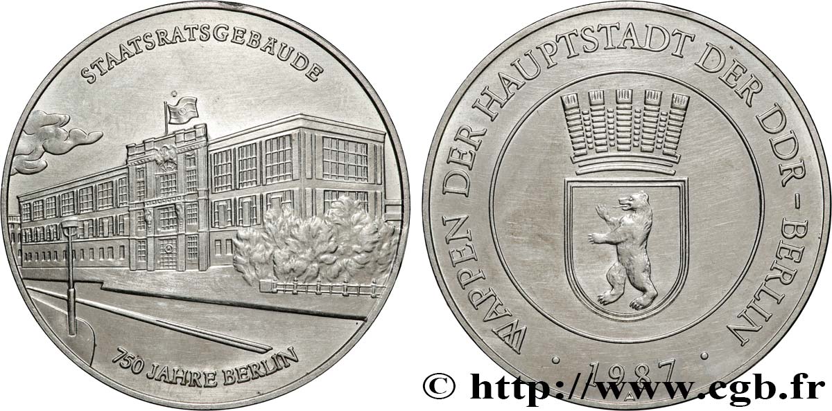 DEUTSCHLAND Médaille, 750e anniversaire de Berlin fVZ