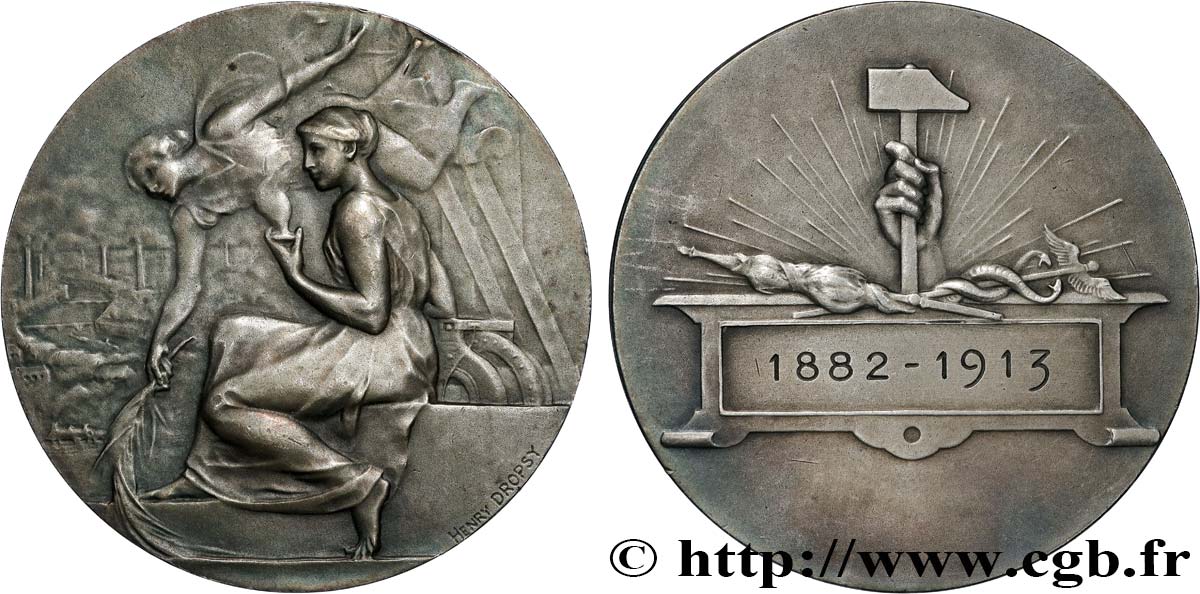 TROISIÈME RÉPUBLIQUE Médaille, 31e anniversaire TTB+