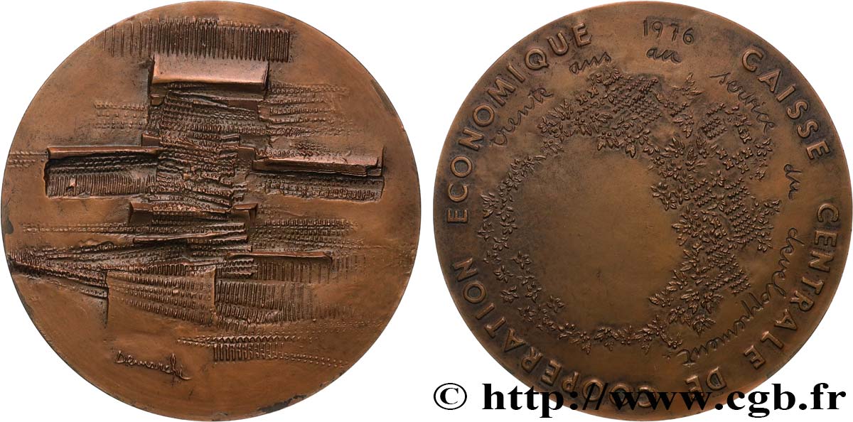 BANQUES - ÉTABLISSEMENTS DE CRÉDIT Médaille, Caisse Centrale de Coopération Économique AU