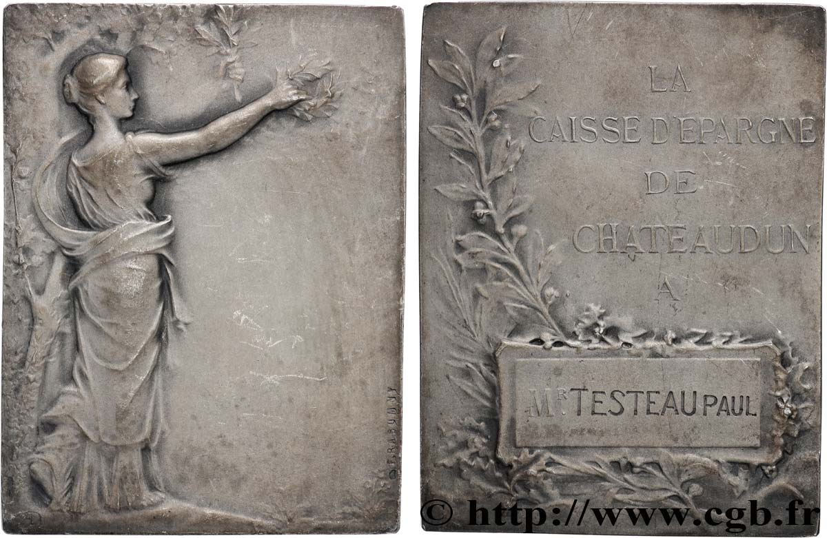 CAISSES D ÉPARGNE Médaille, Caisse d’épargne TTB+