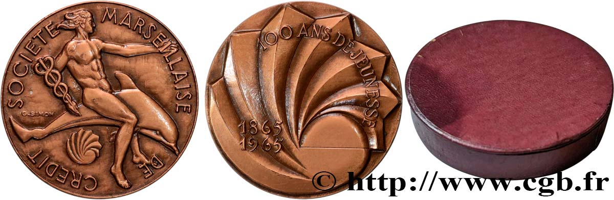 BANQUES - ÉTABLISSEMENTS DE CRÉDIT Médaille, Société marseillaise de crédit SUP