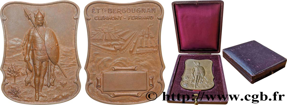 TERCERA REPUBLICA FRANCESA Plaquette, Établissements Bergougnan EBC