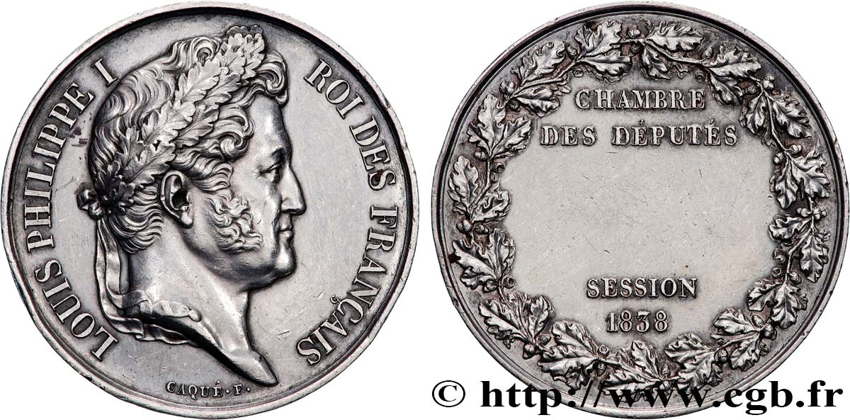 LOUIS-PHILIPPE I Médaille parlementaire XF