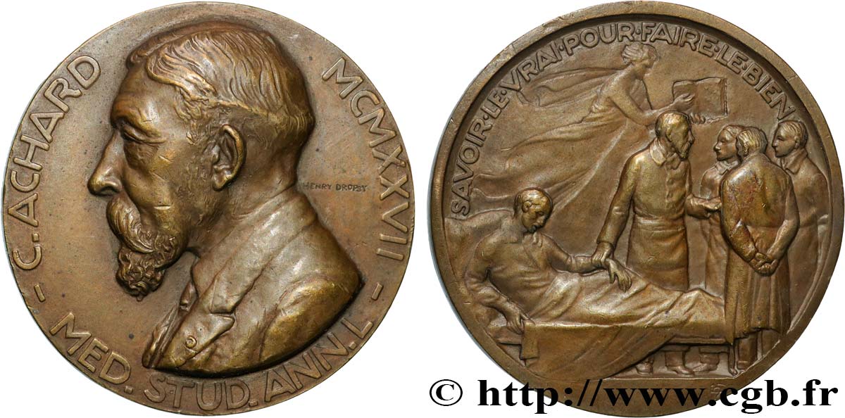 TROISIÈME RÉPUBLIQUE Médaille, Emile Achard TTB+