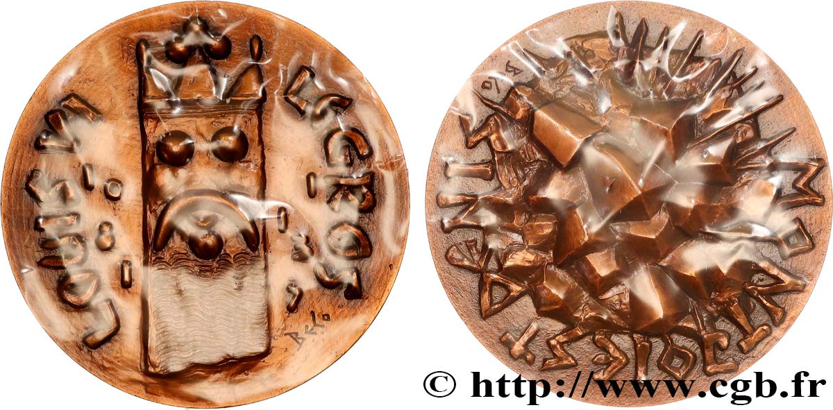 V REPUBLIC Médaille, Louis VI le Gros MS