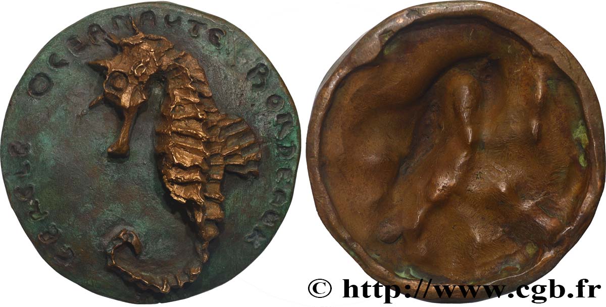 BORDEAUX Médaille, Fonte, Cercle océanaute SPL