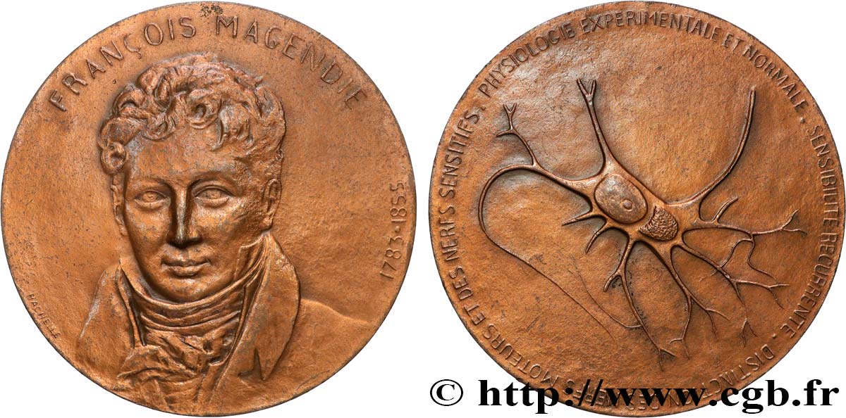 CINQUIÈME RÉPUBLIQUE Médaille, Docteur François Magendie SUP/TTB+
