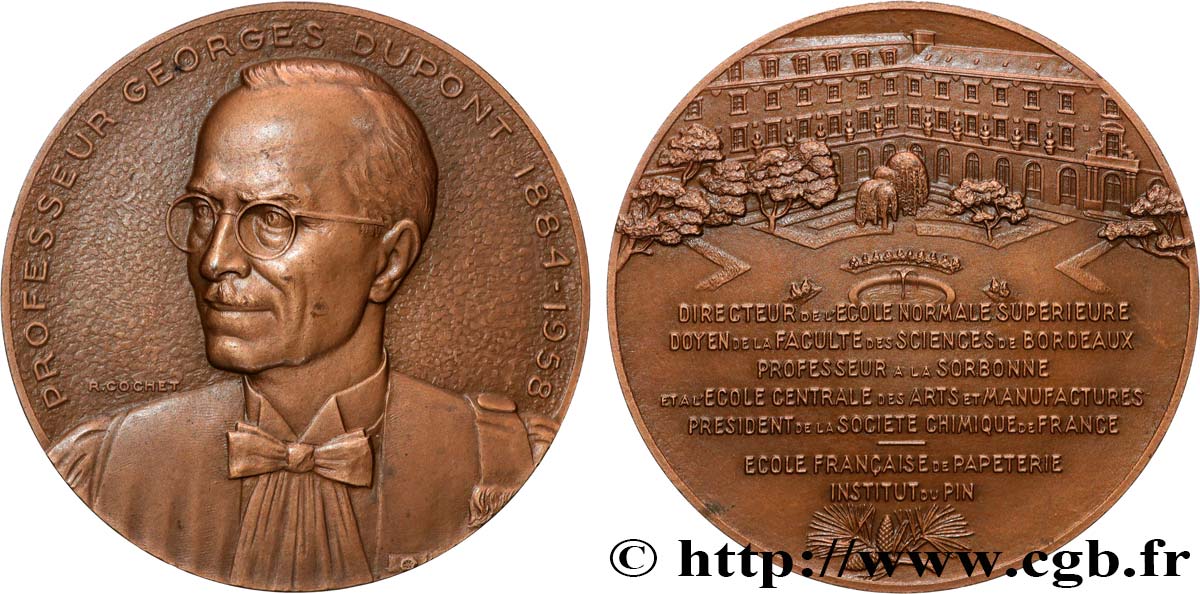 SCIENCES & SCIENTIFIQUES Médaille, Georges Dupont VZ