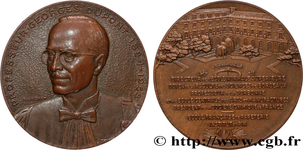 SCIENCES & SCIENTIFIQUES Médaille, Georges Dupont fVZ/VZ