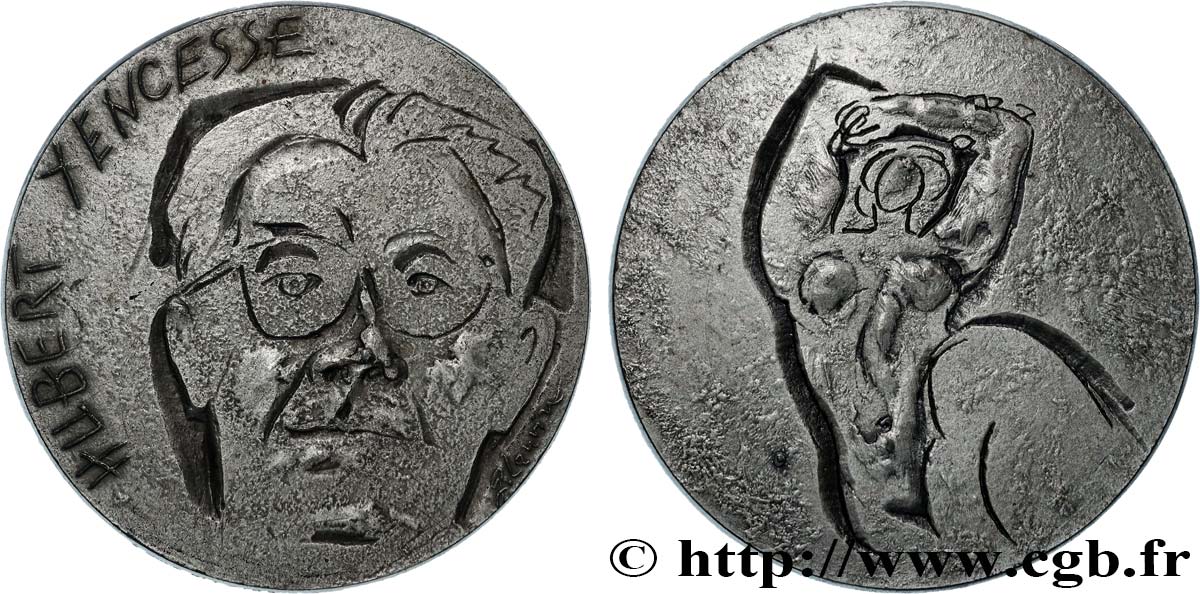 ARTISTES : GRAVEURS, PEINTRES, SCULPTEURS Médaille, Hubert Yencesse, n°1 q.SPL