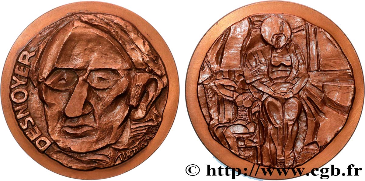 ARTISTES : MUSICIENS, PEINTRES, SCULPTEURS Médaille, François Desnoyer, n°8 SPL