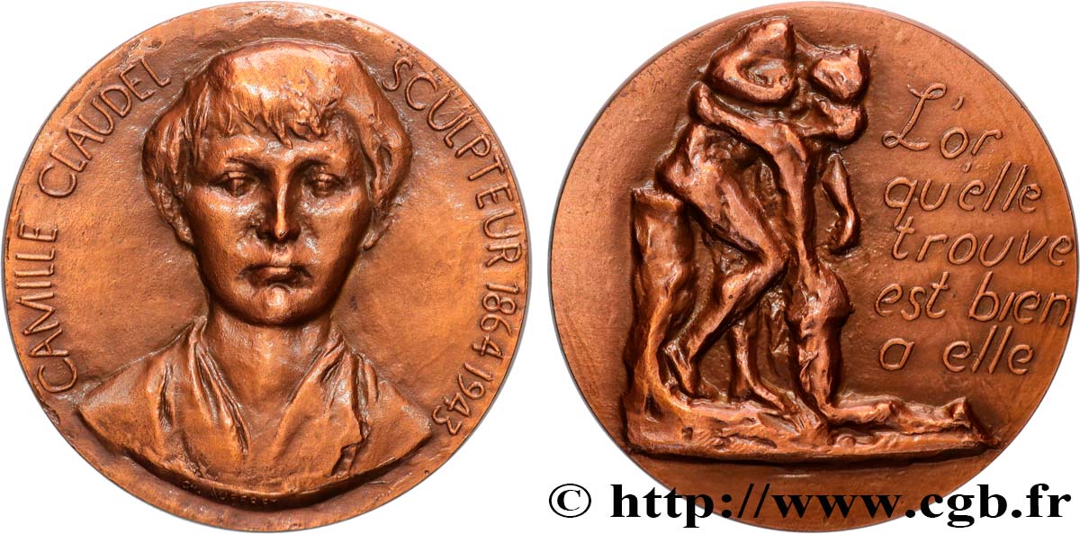 ARTISTES : MUSICIENS, PEINTRES, SCULPTEURS Médaille, Camille Claudel, n°5 SUP