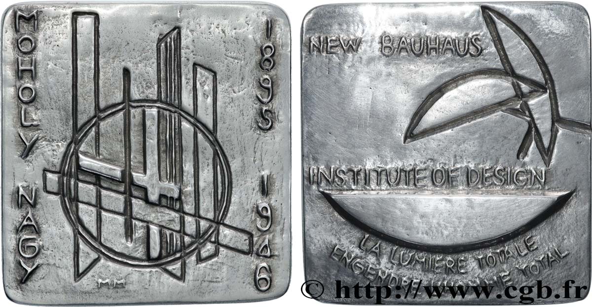 ARTISTES : GRAVEURS, PEINTRES, SCULPTEURS Médaille, László Moholy-Nagy, n°1 TTB+