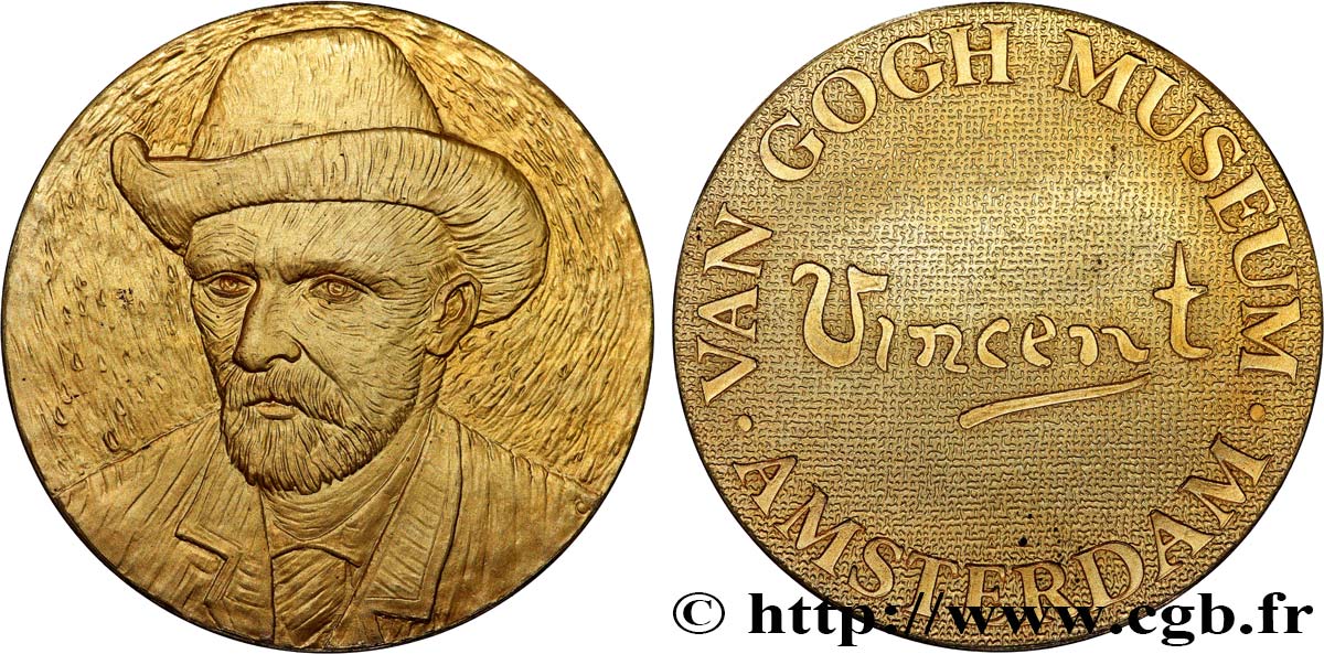 NIEDERLANDE Médaille, Musée Van Gogh VZ