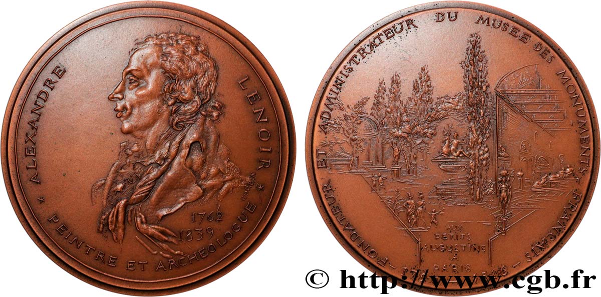 ARTISTS : ENGRAVORS, PAINTERS, SCULPTORS Médaille, Alexandre Lenoir, n°2 AU