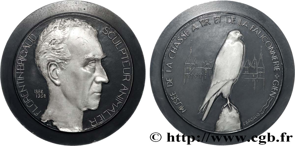 ARTISTS : MUSICIANS, PAINTERS, SCULPTORS Médaille, Florentin Brigaud, Musée de la Chasse, n°7 AU