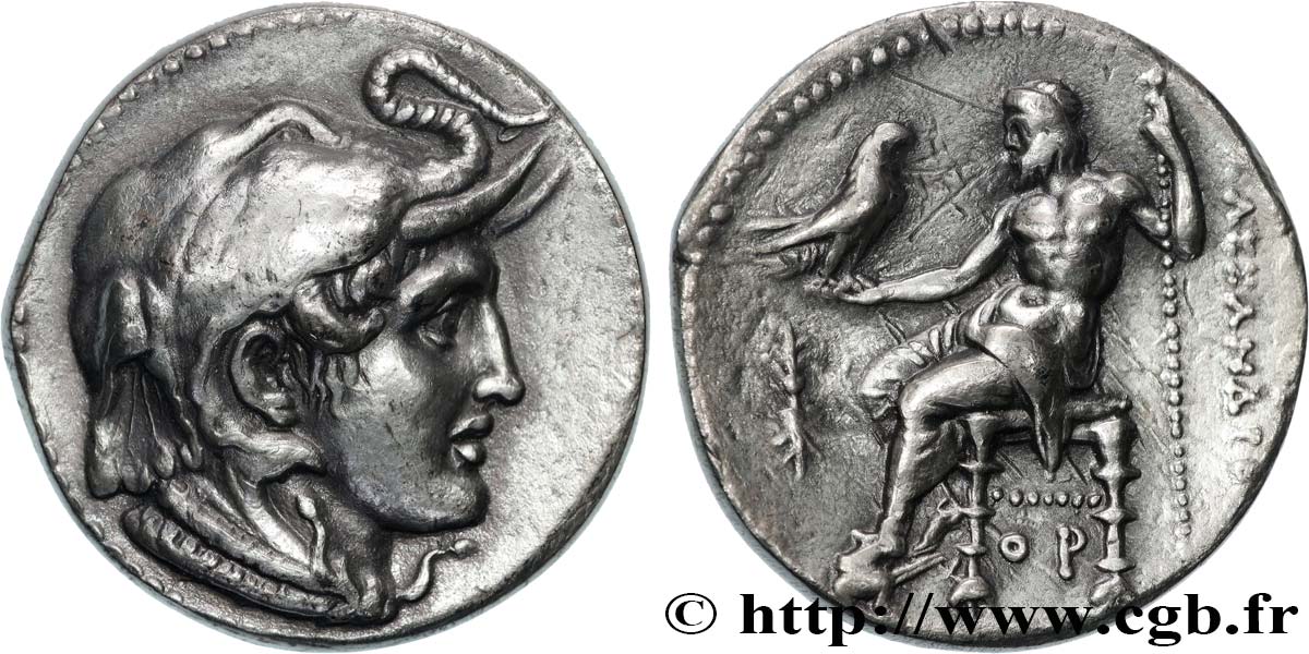 ÉGYPTE - ROYAUME LAGIDE - PTOLÉMÉE Ier SOTER Médaille, Reproduction d’un tétradrachme d’Alexandre pour Ptolémée Ier, Exemplaire Editeur SUP